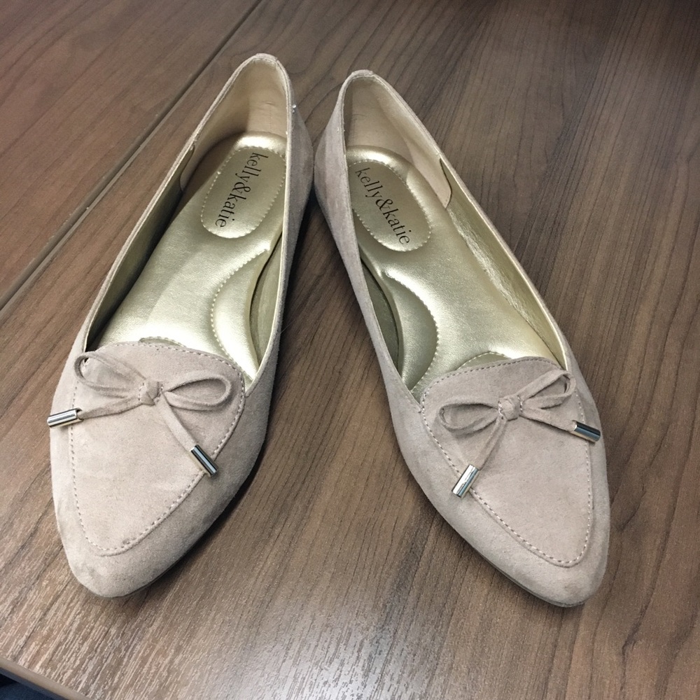 Kelly & Katie - Tan Suede Loafers